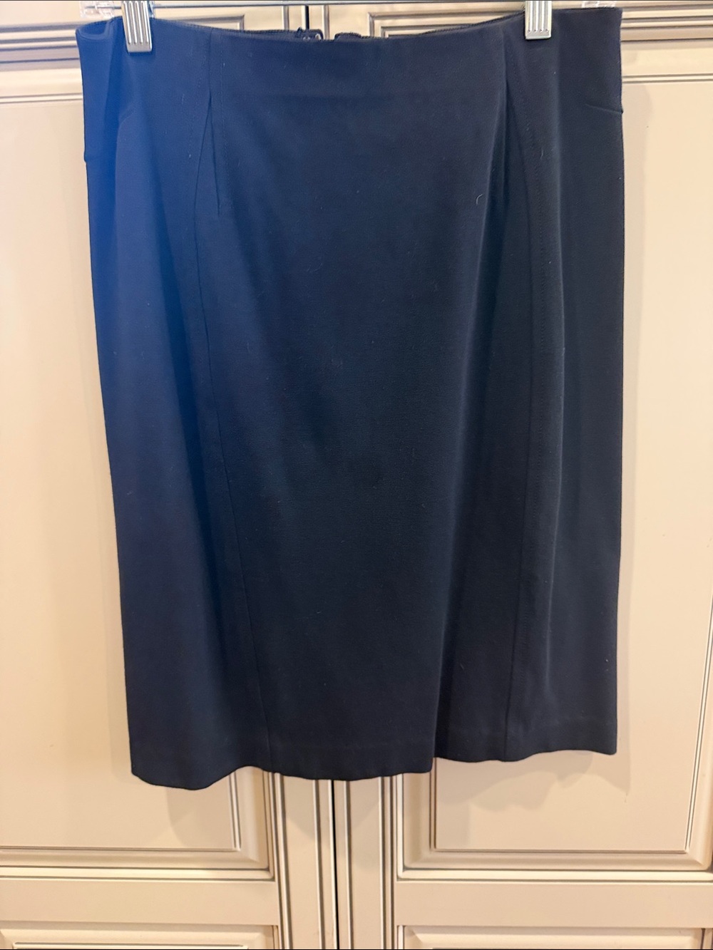 Ann Taylor Black  Pencil Skirt with Subtle Seaming